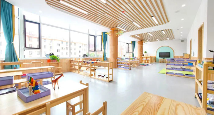 青岛胶州6000㎡幼儿园epc项目教室