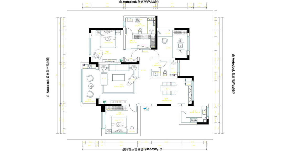 鲁德海德堡170㎡三室二厅户型图.jpg