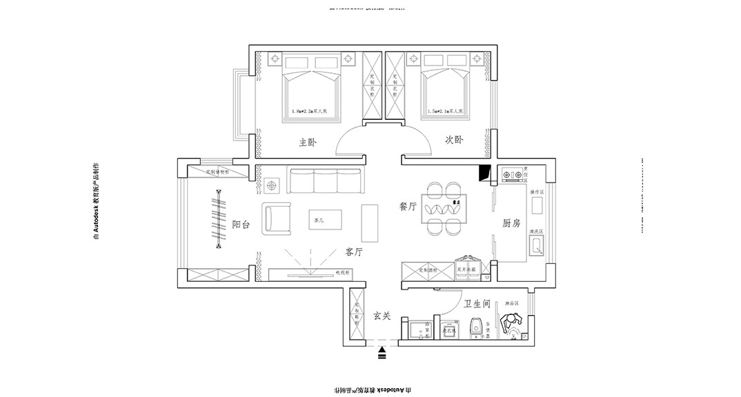 青安·海悦居86㎡二室二厅右卫左南边户户型布置图.jpg
