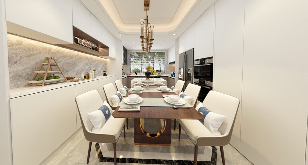 青安·海悦居86㎡二室二厅餐厅新中式风格装修案例效果图.jpg