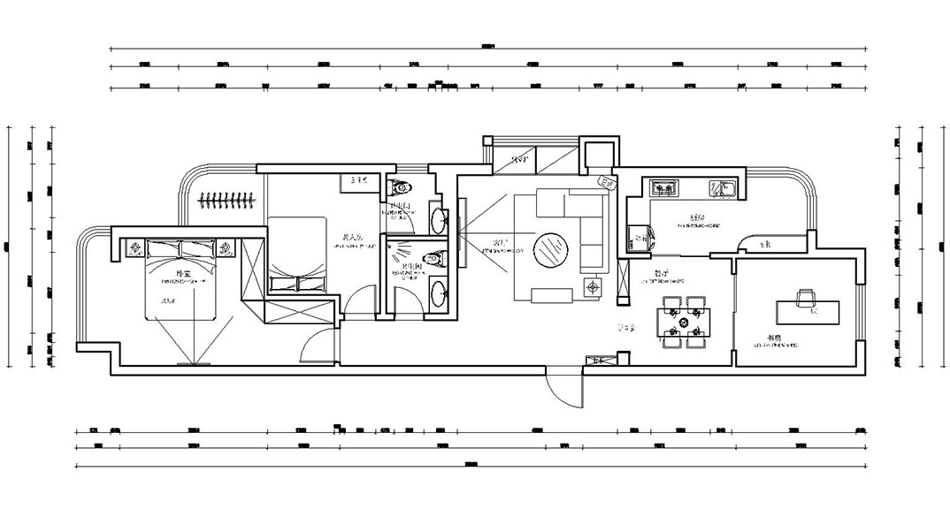 鲁商首府141㎡三室两厅户型平面布局图.jpg