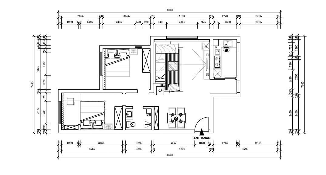金地·锦宸101㎡二室一厅户型平面布局图.jpg