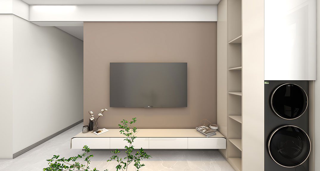 中欧国际城88㎡三室两厅客厅电视简约风格装修案例效果图.jpg