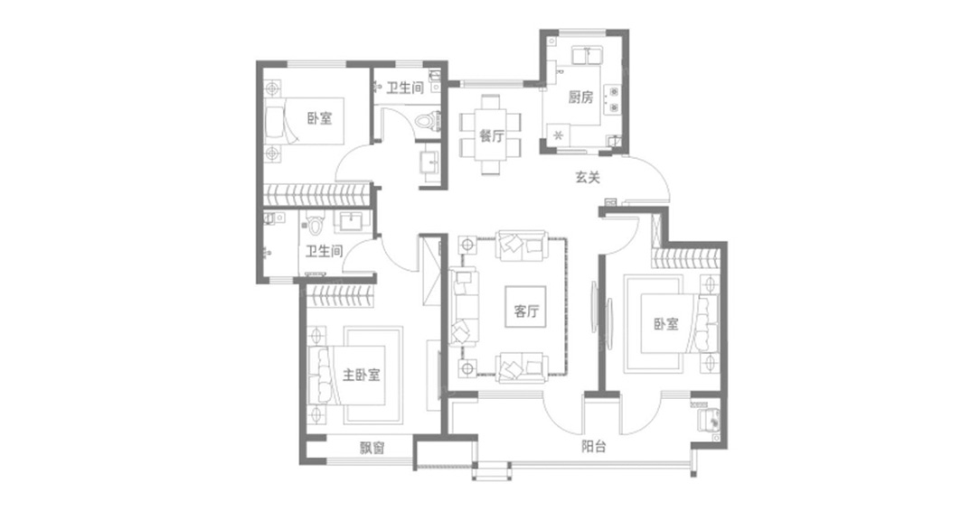 海信积米湾120㎡三室两厅户型图.jpg